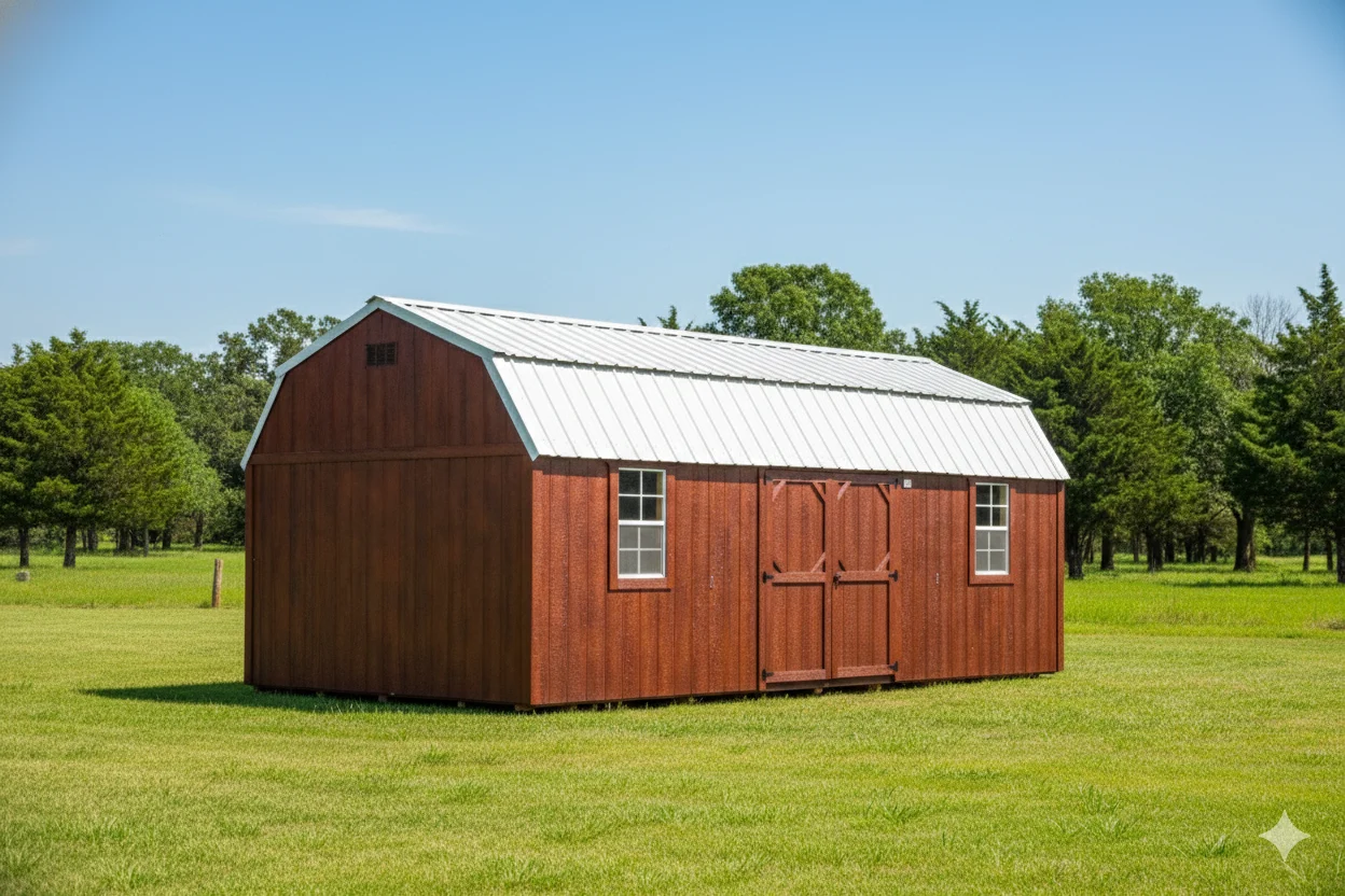 Wood Lofted Barns