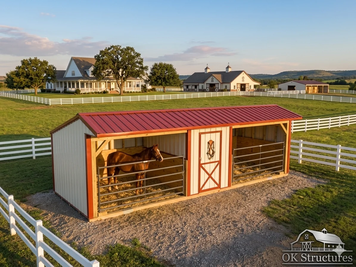 Custom horse barn — design 1