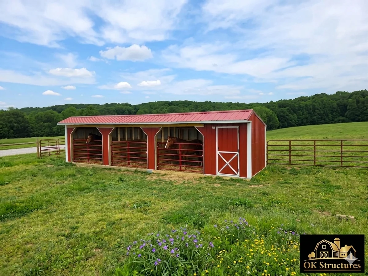 Custom horse barn — design 3