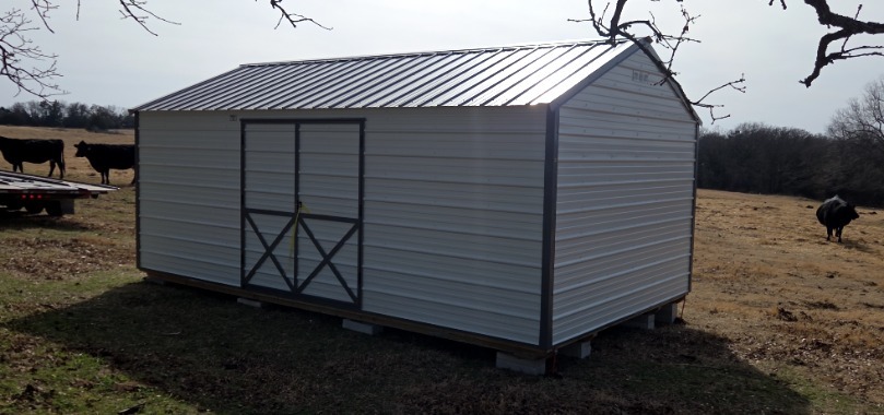 12×20 Metal Cottage Barn In Tryon, OK
