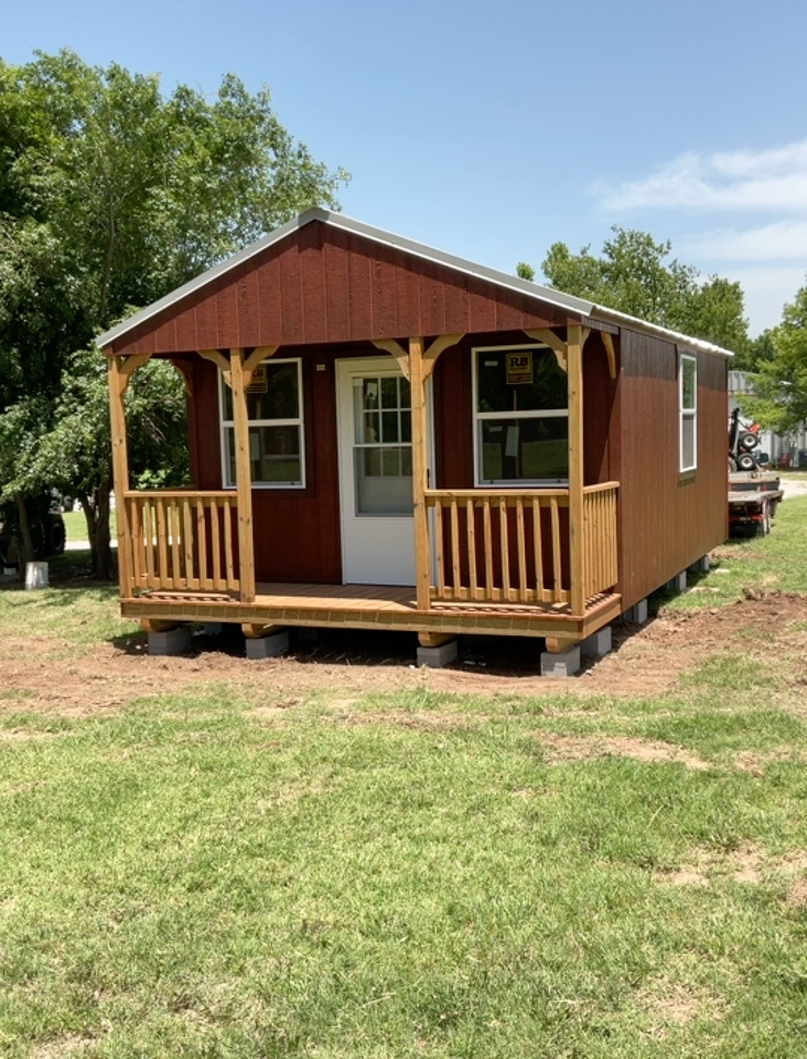 14×24 Wood Cabin in Edmond, OK