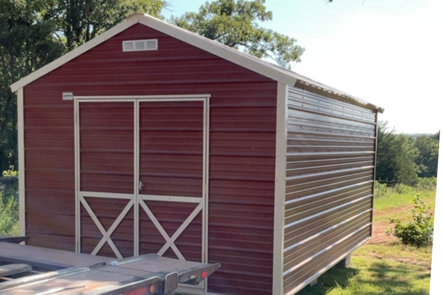 10×16 Metal Cottage Barn in Wellston, OK