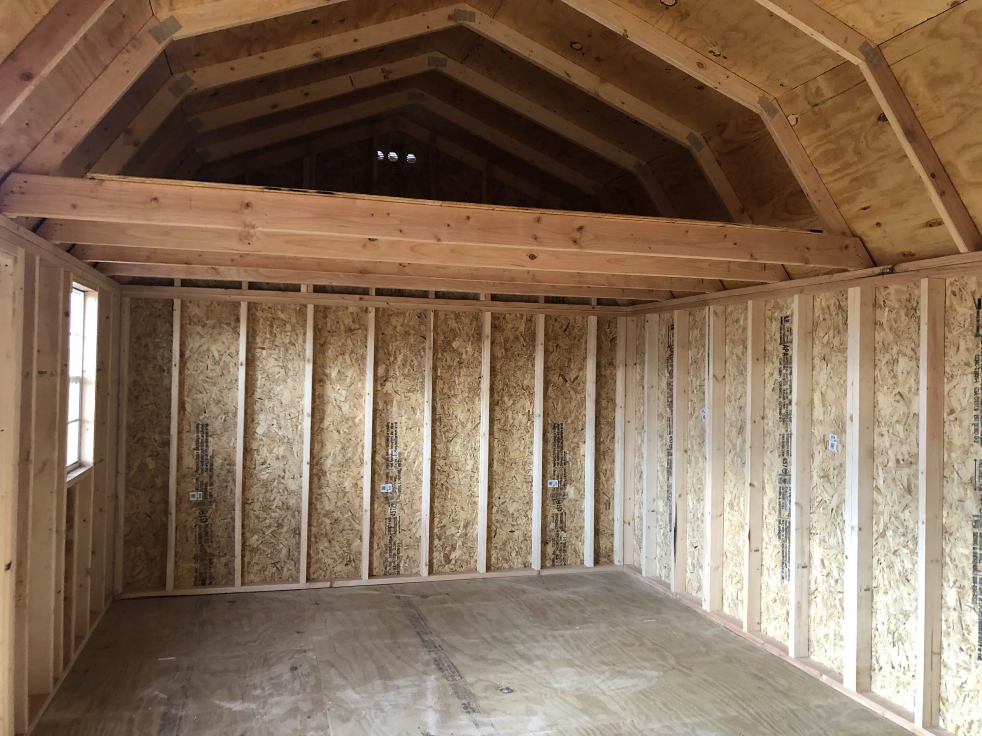 Barns with top loft