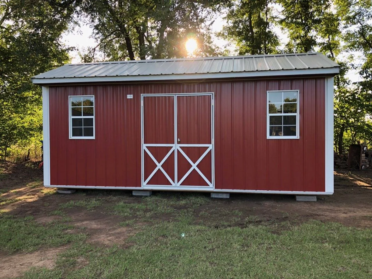 Metal building cottage for sale