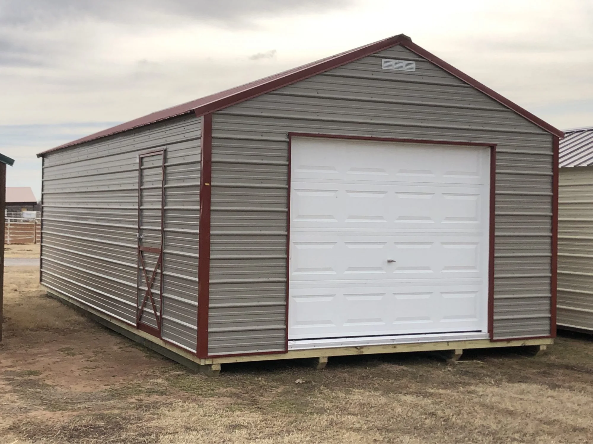 Metal portable garage
