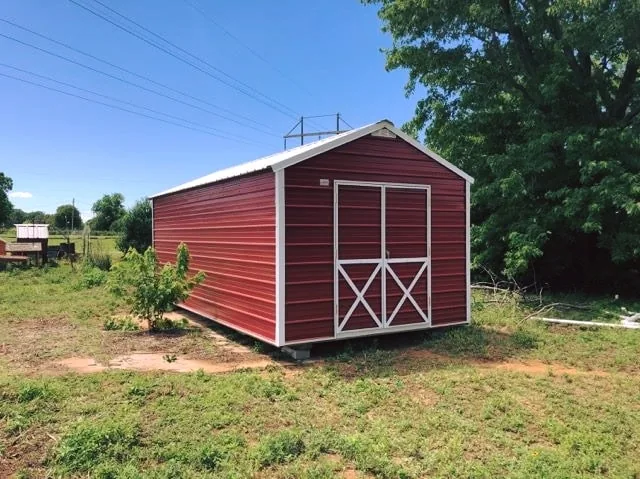 Steel cottage shed