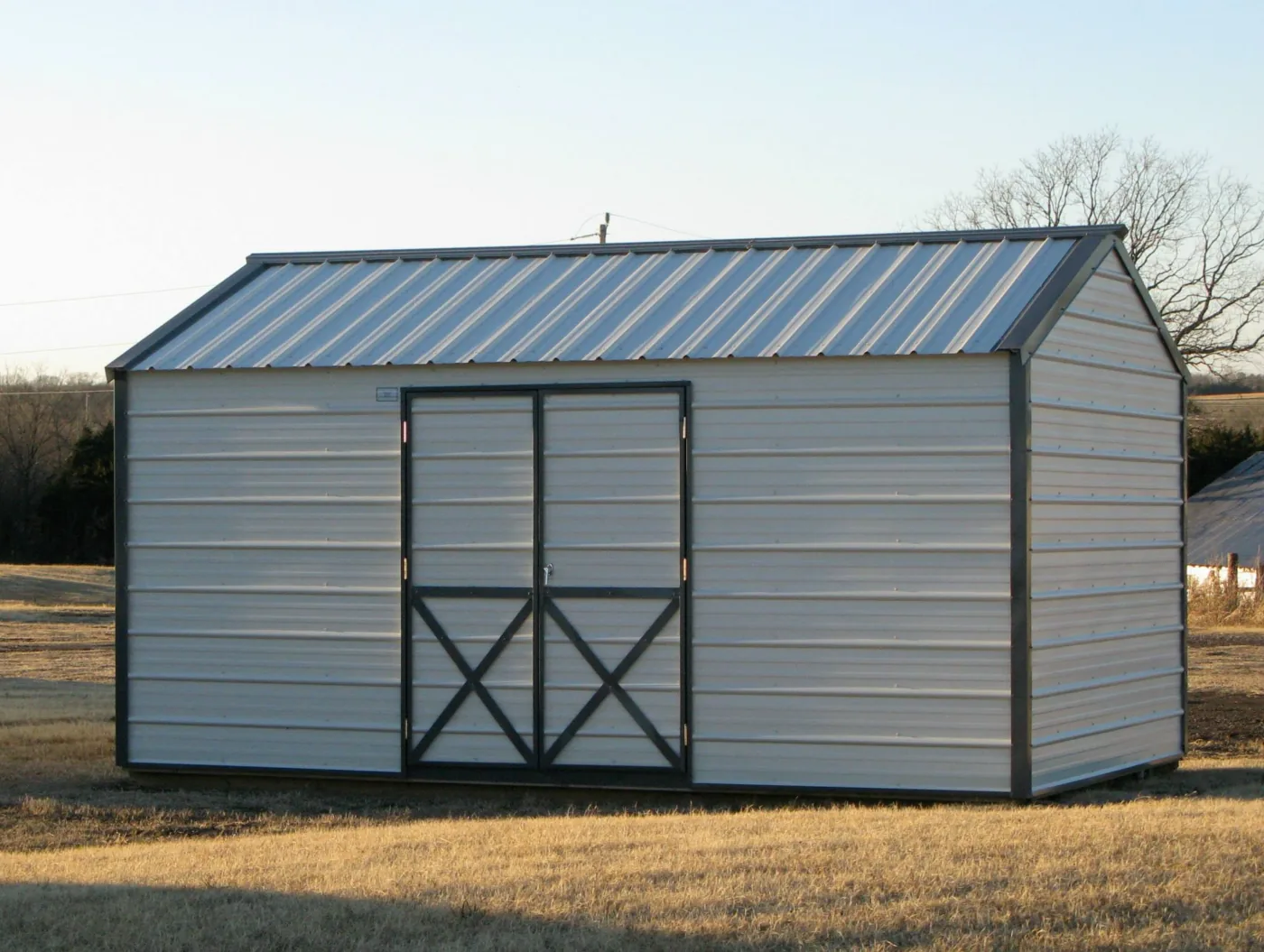 Steel cottage sheds