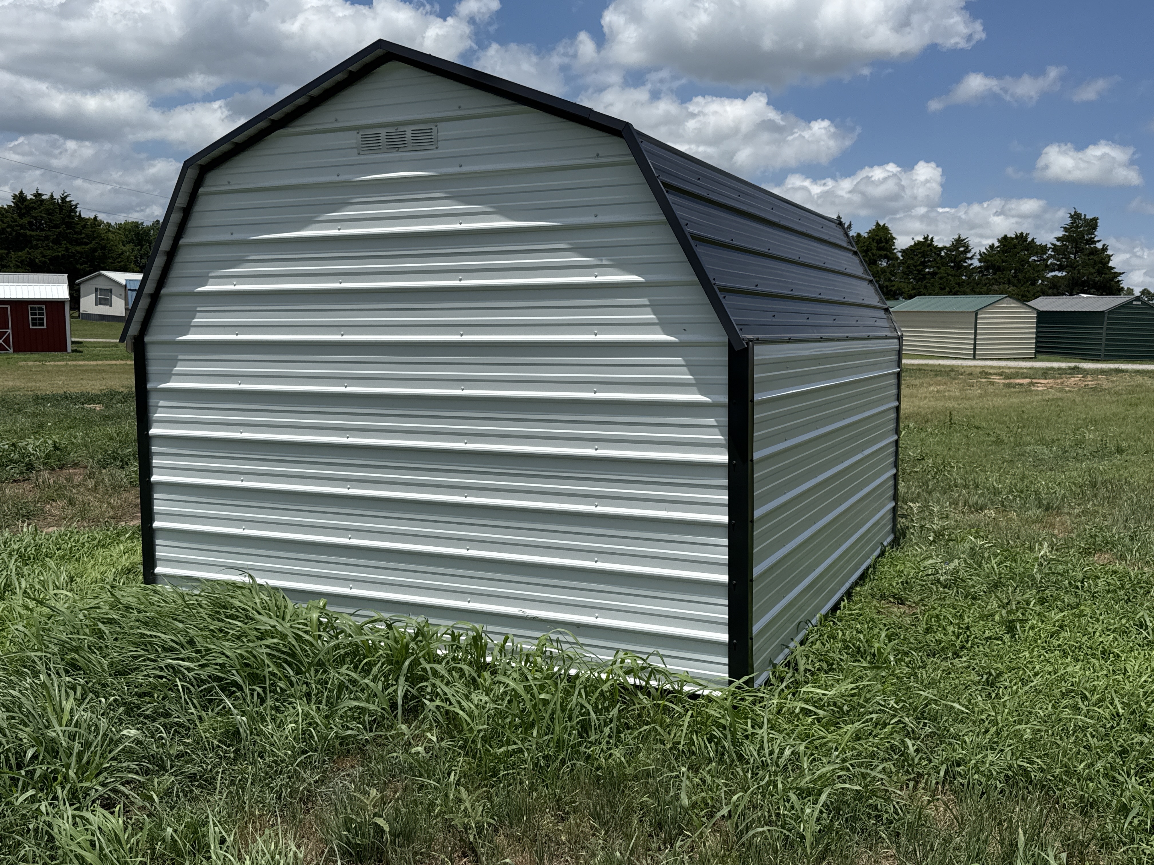 Metal Mini Barn 10 x 12 photo 2