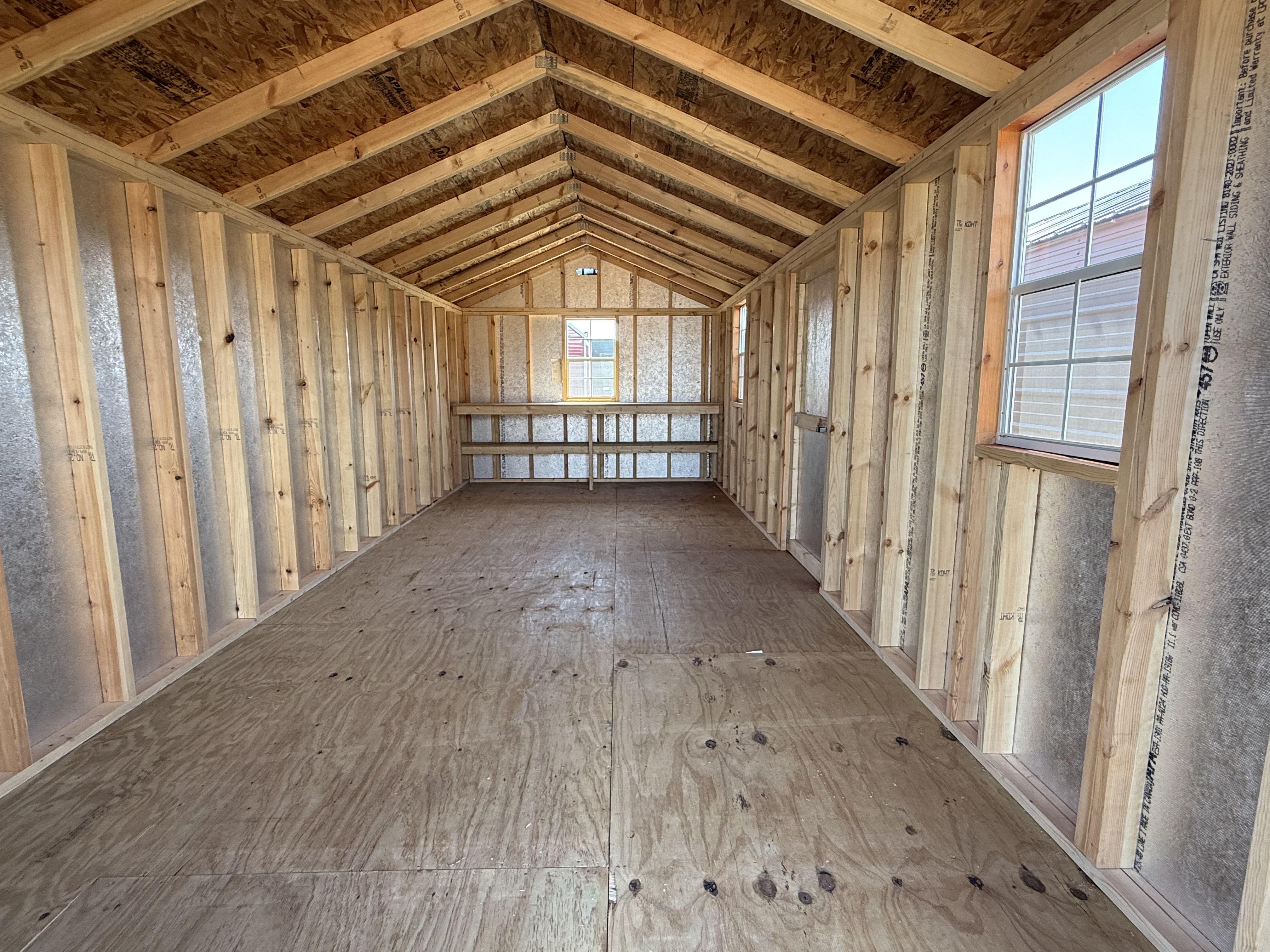 Wood Cottage Barn 10 x 24 photo 2