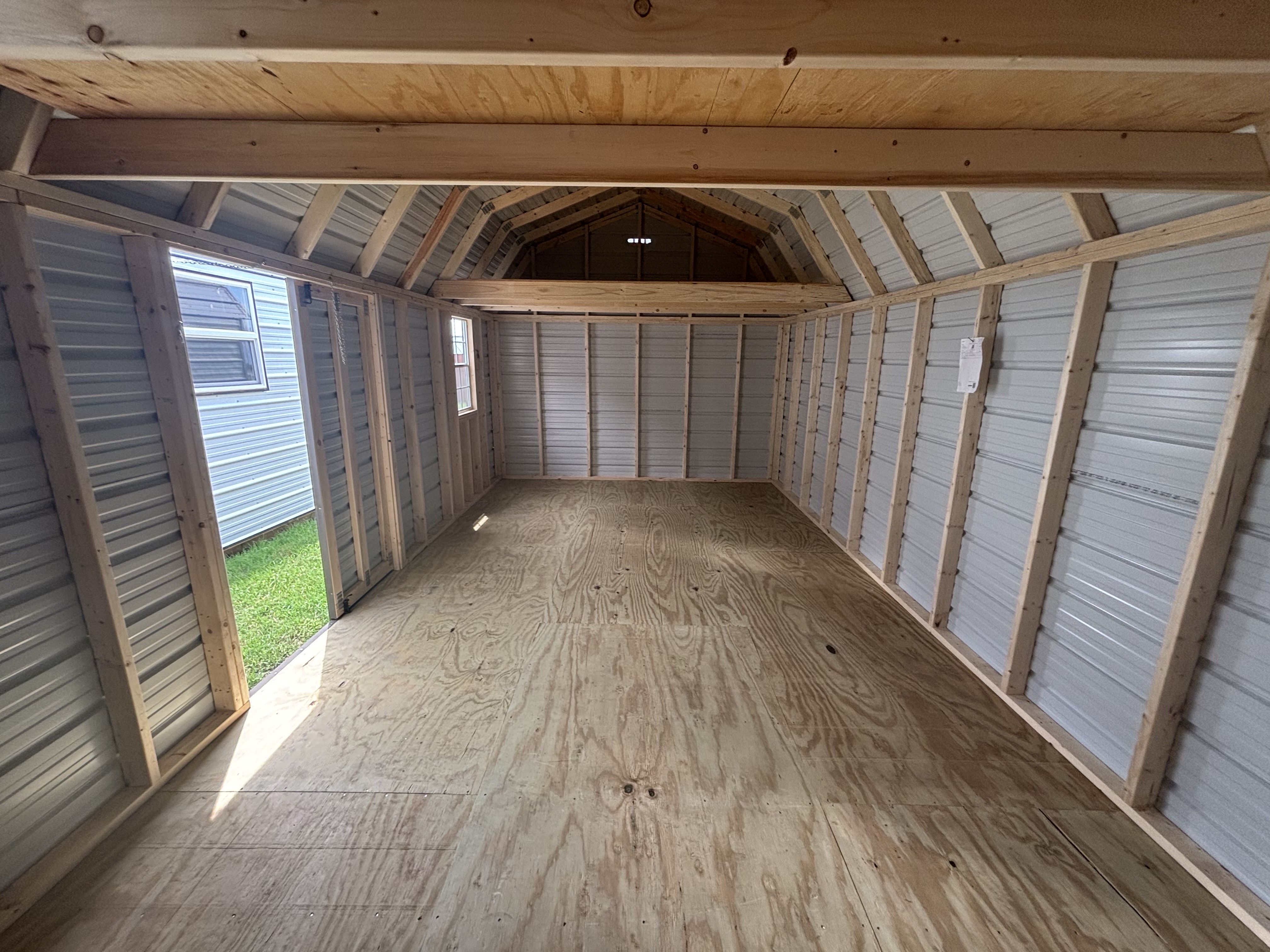 Metal Loft Barn 12 x 24 photo 3