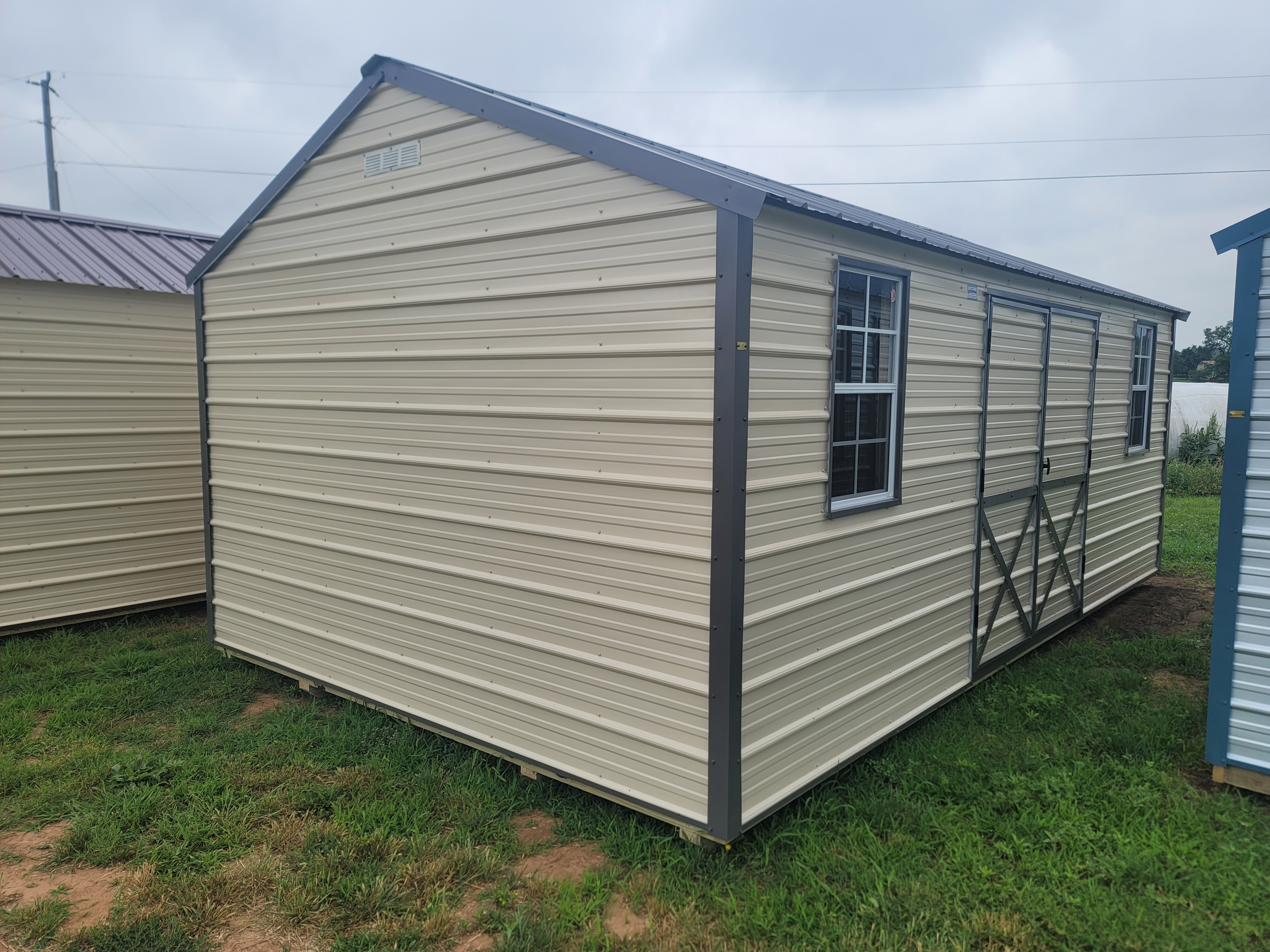 Metal Cottage Barn 12 x 20