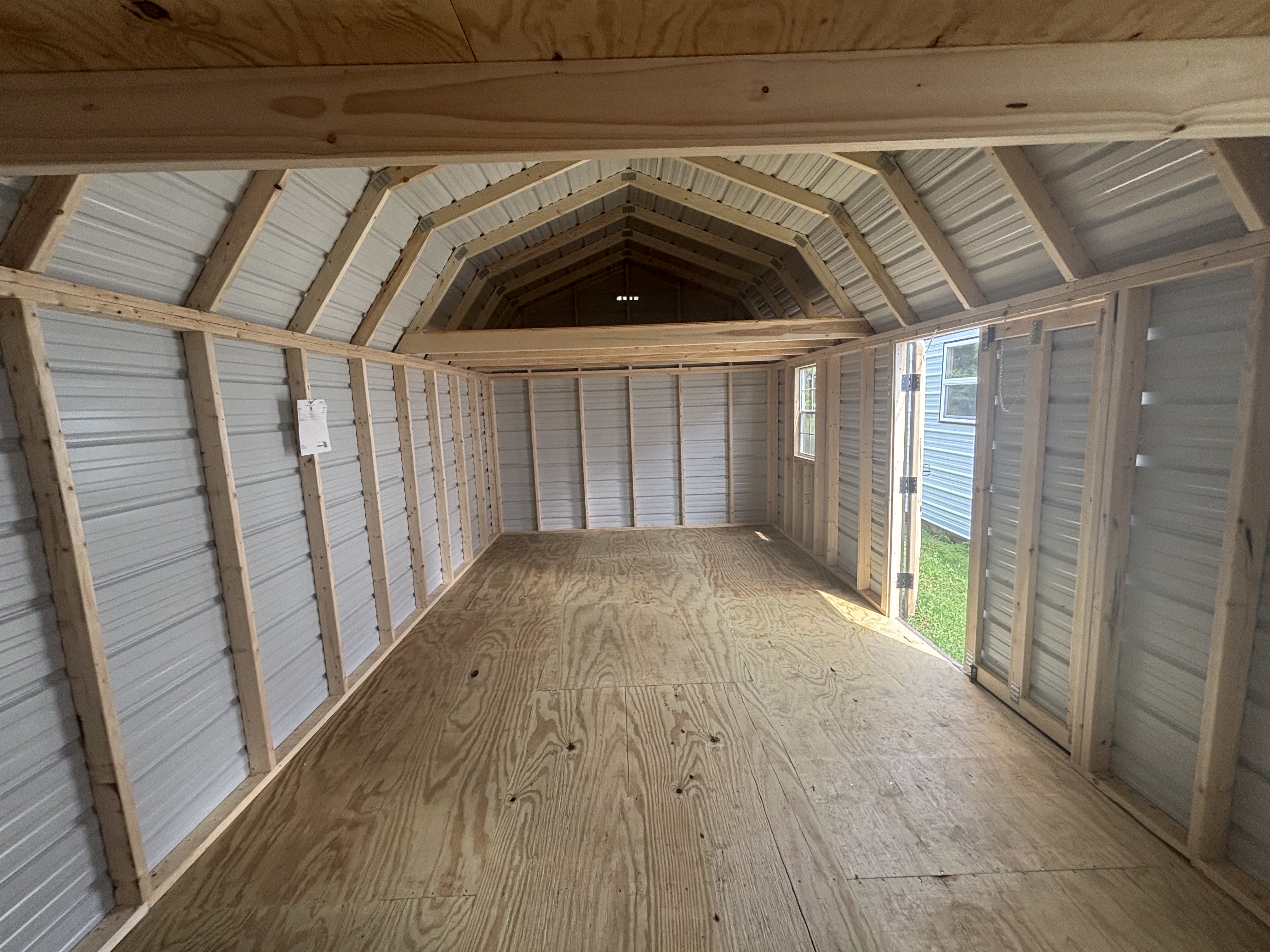 Metal Loft Barn 12 x 24 photo 4