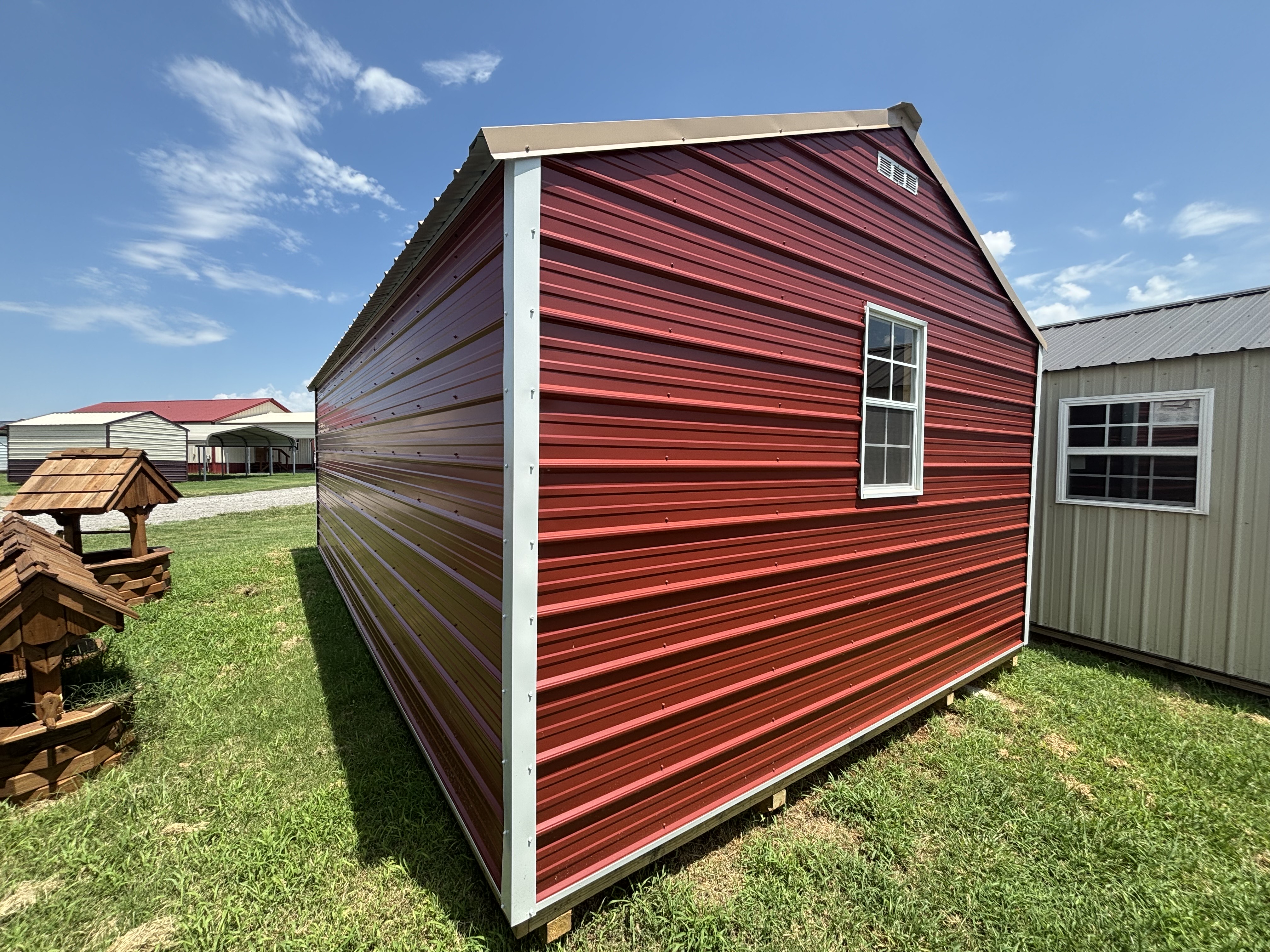 Metal Portable Garage 14 x 24 photo 4