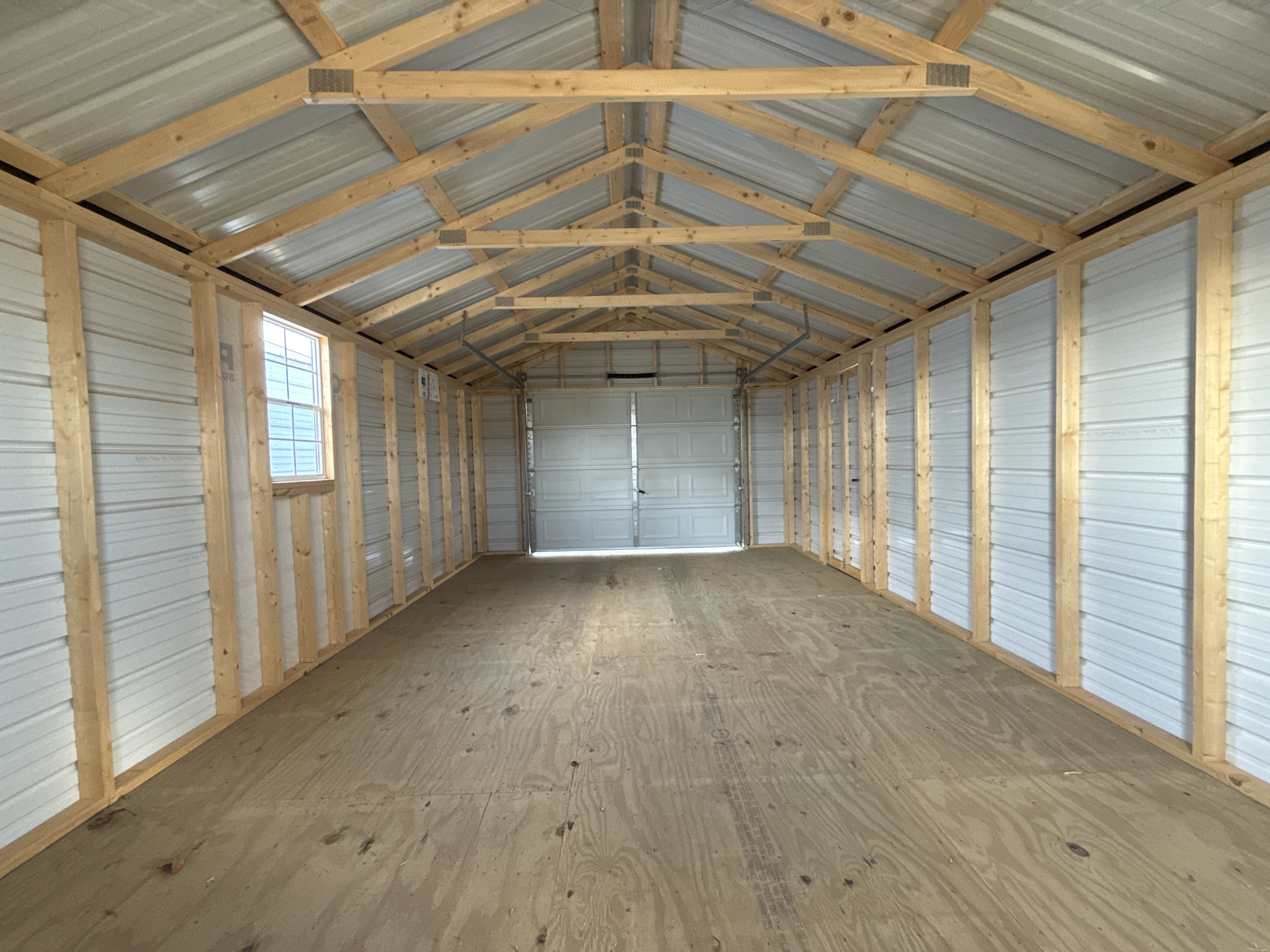 Metal Portable Garage 14 x 24 photo 5