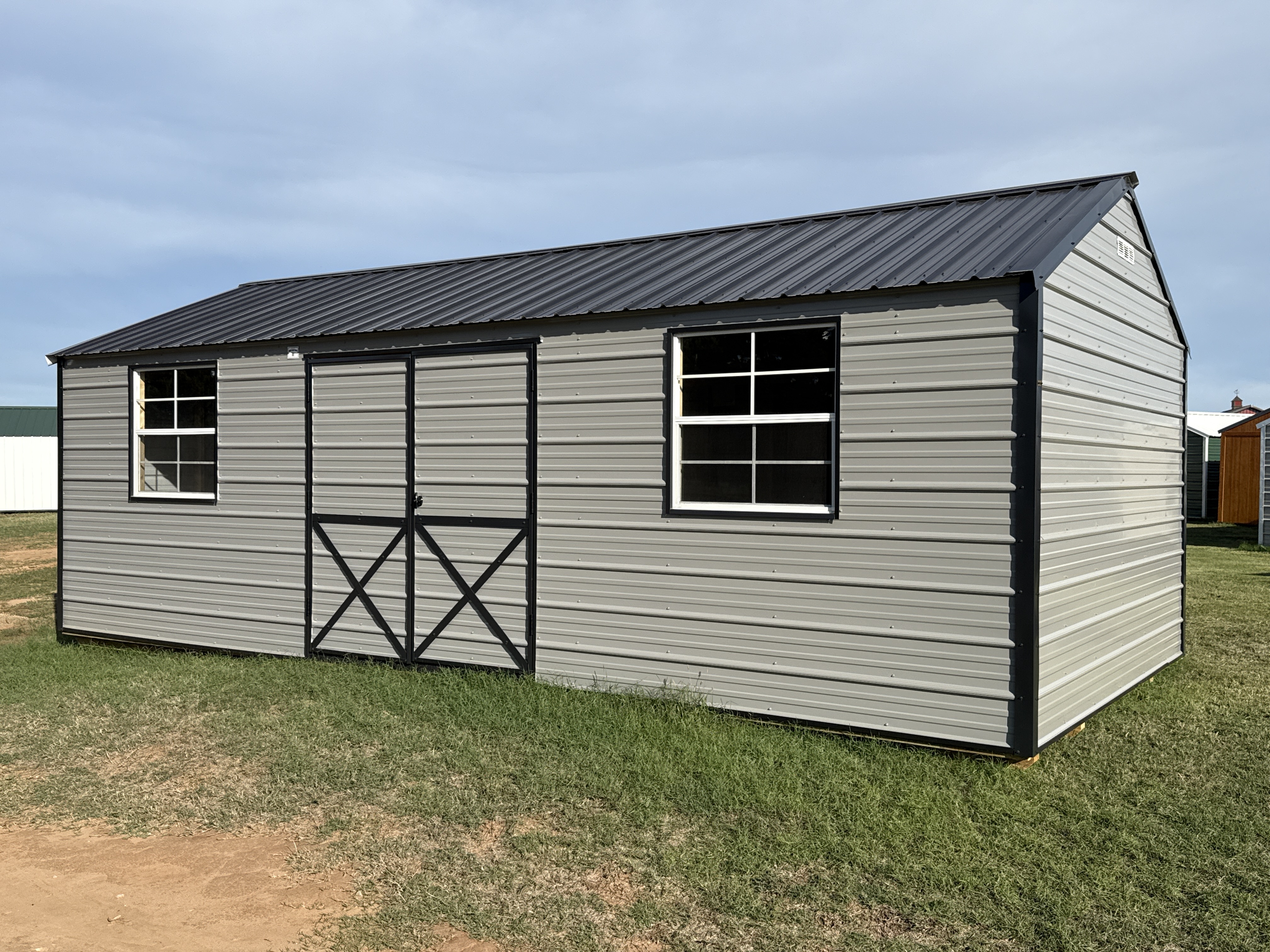 Metal Cottage Barn 12 x 24