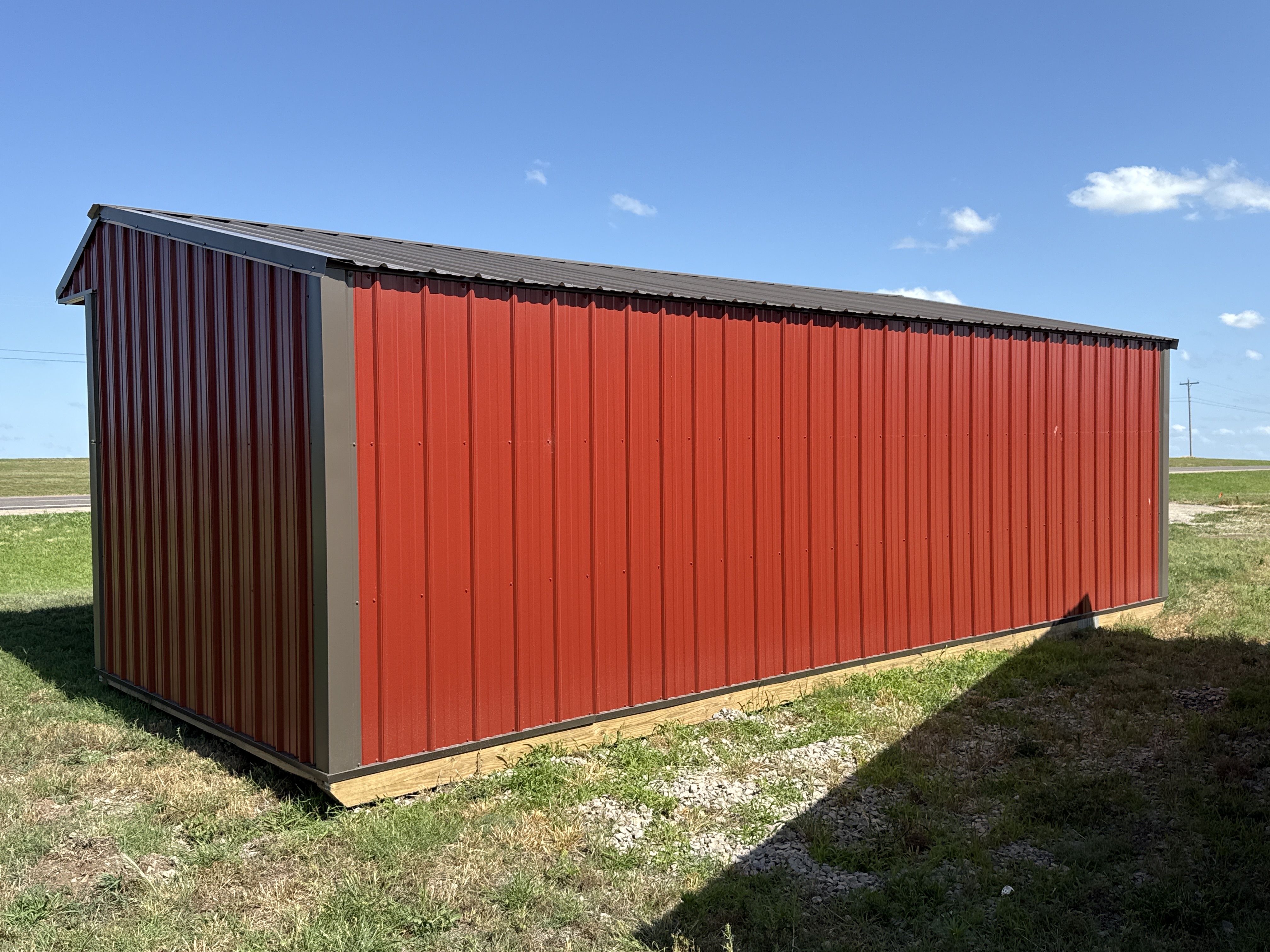 Metal Horse Barn 10 x 24 photo 2