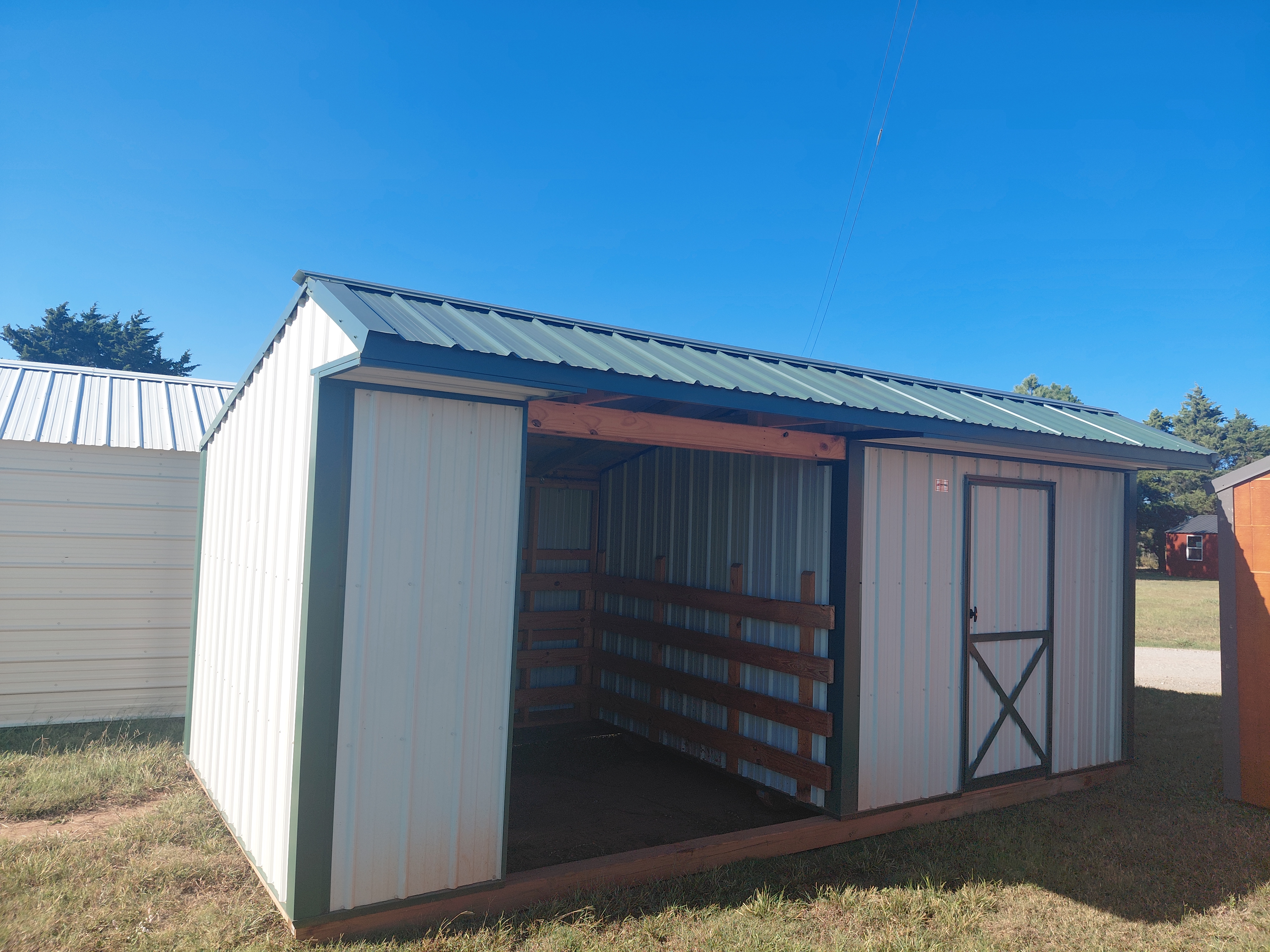 ed 10% Metal Horse Barn w/ Tack 10x20 photo 2