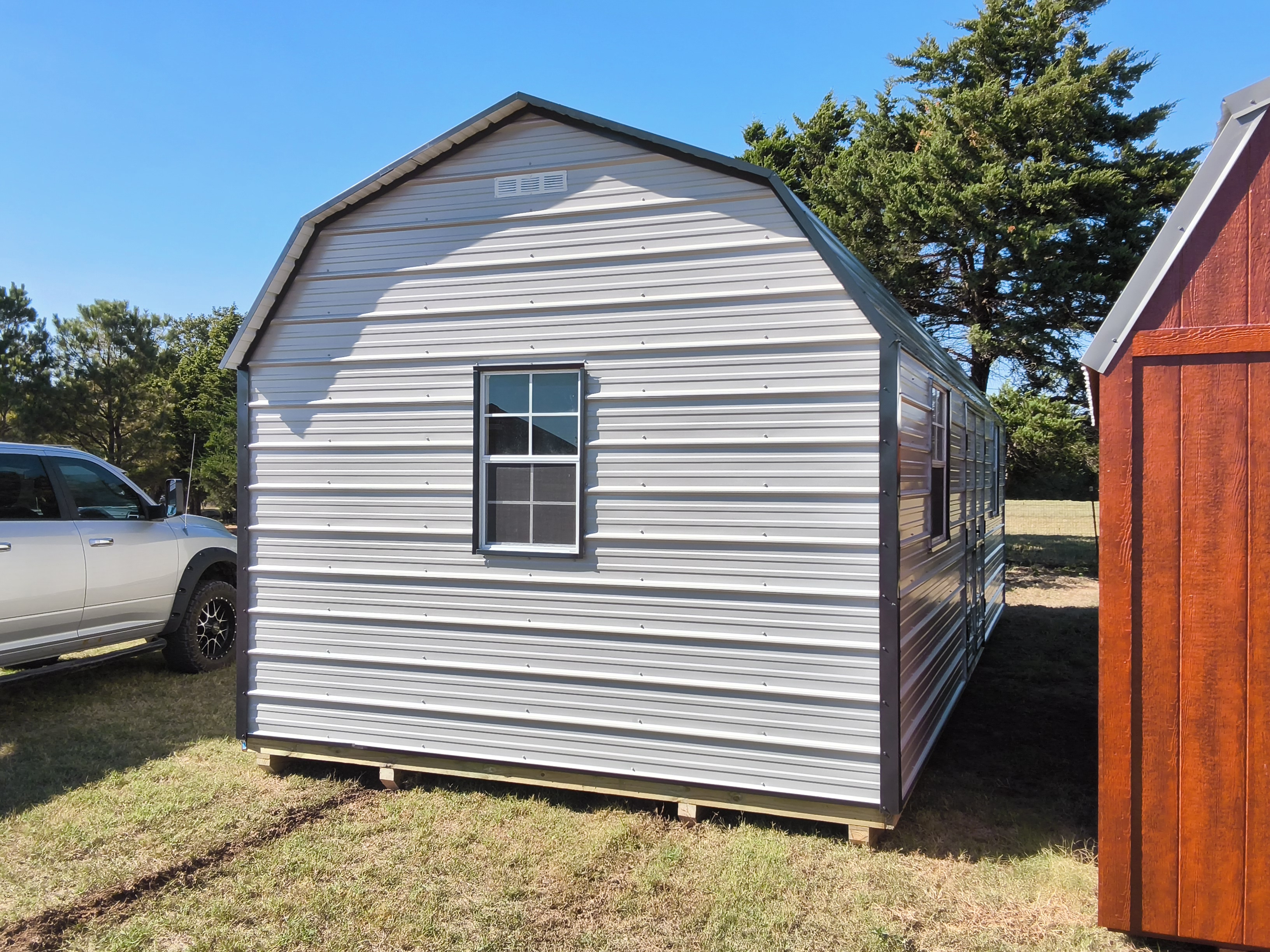 Metal Loft Barn 12 x 28
