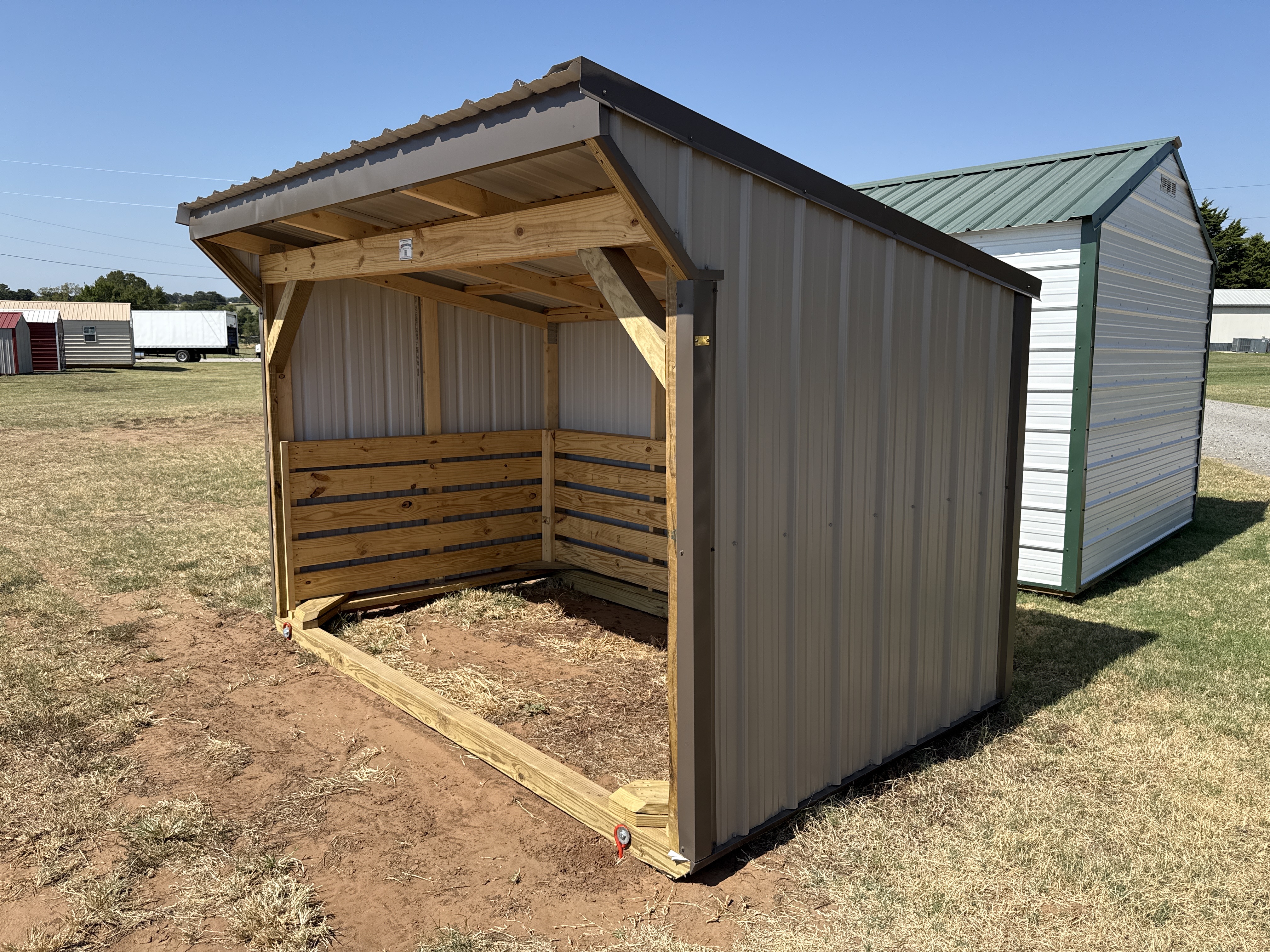 Metal Loafing Shed 6 x 10