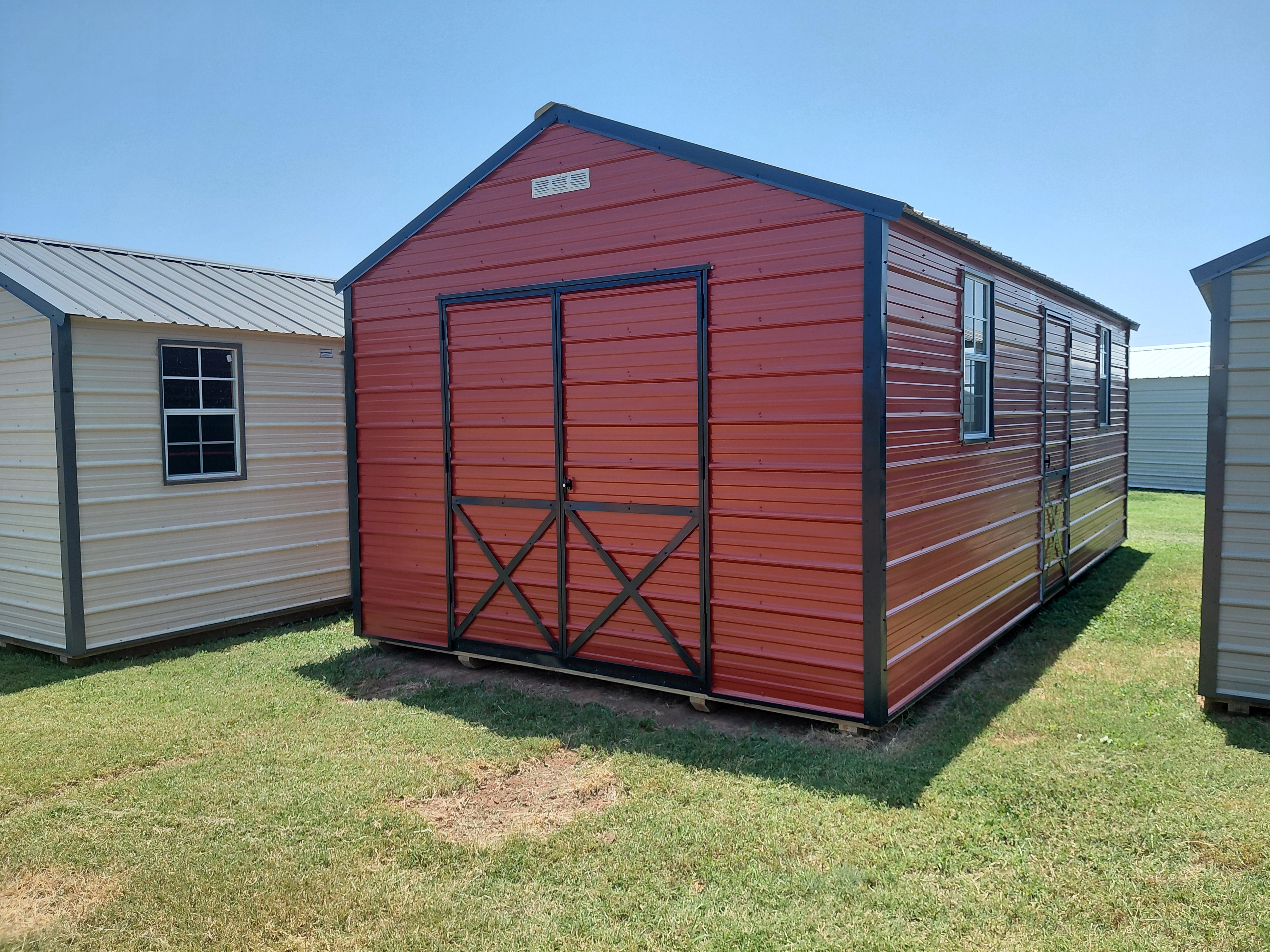 Metal Cottage Barn 12 x 24