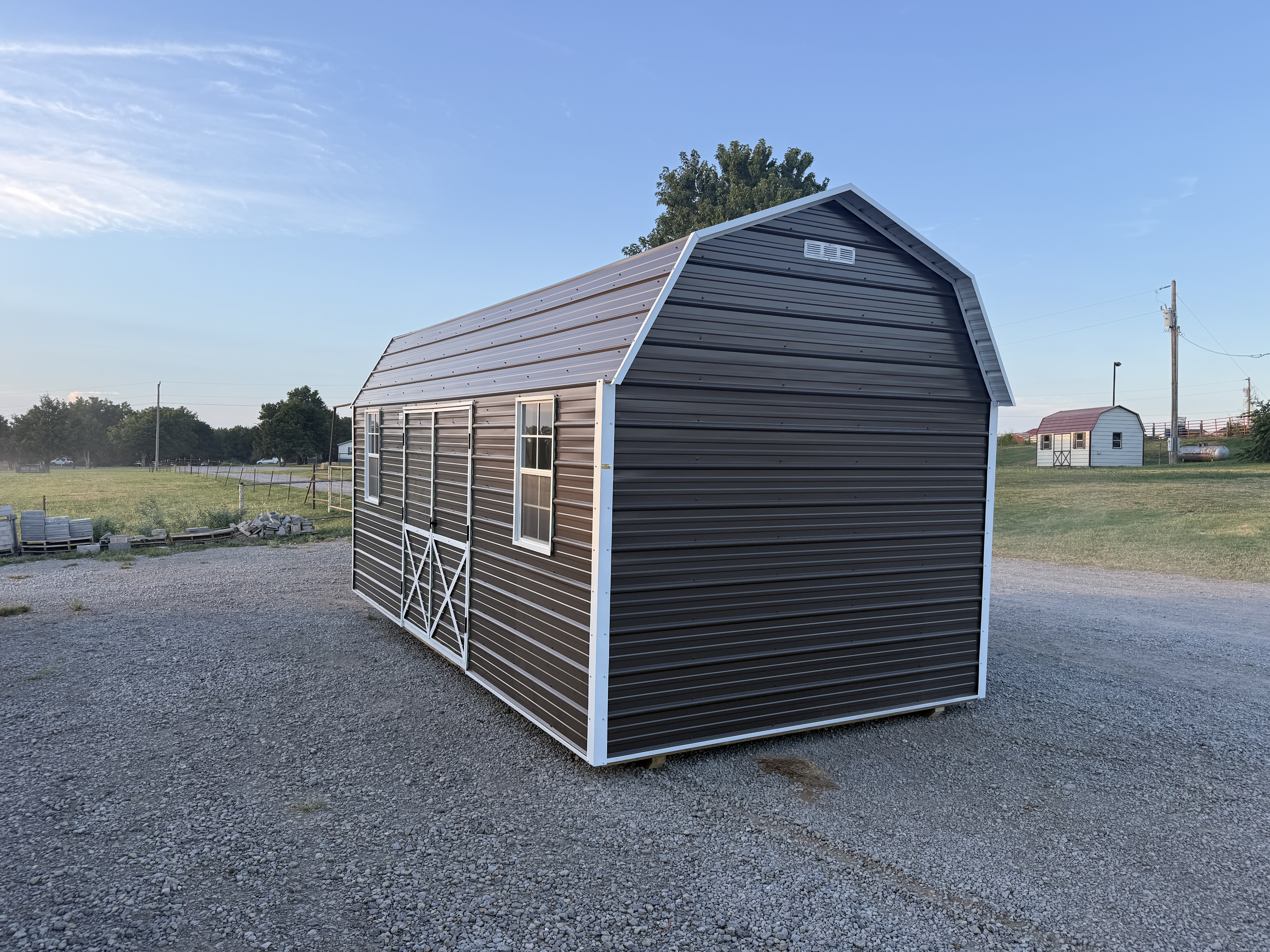 Metal Loft Barn 10 x 20