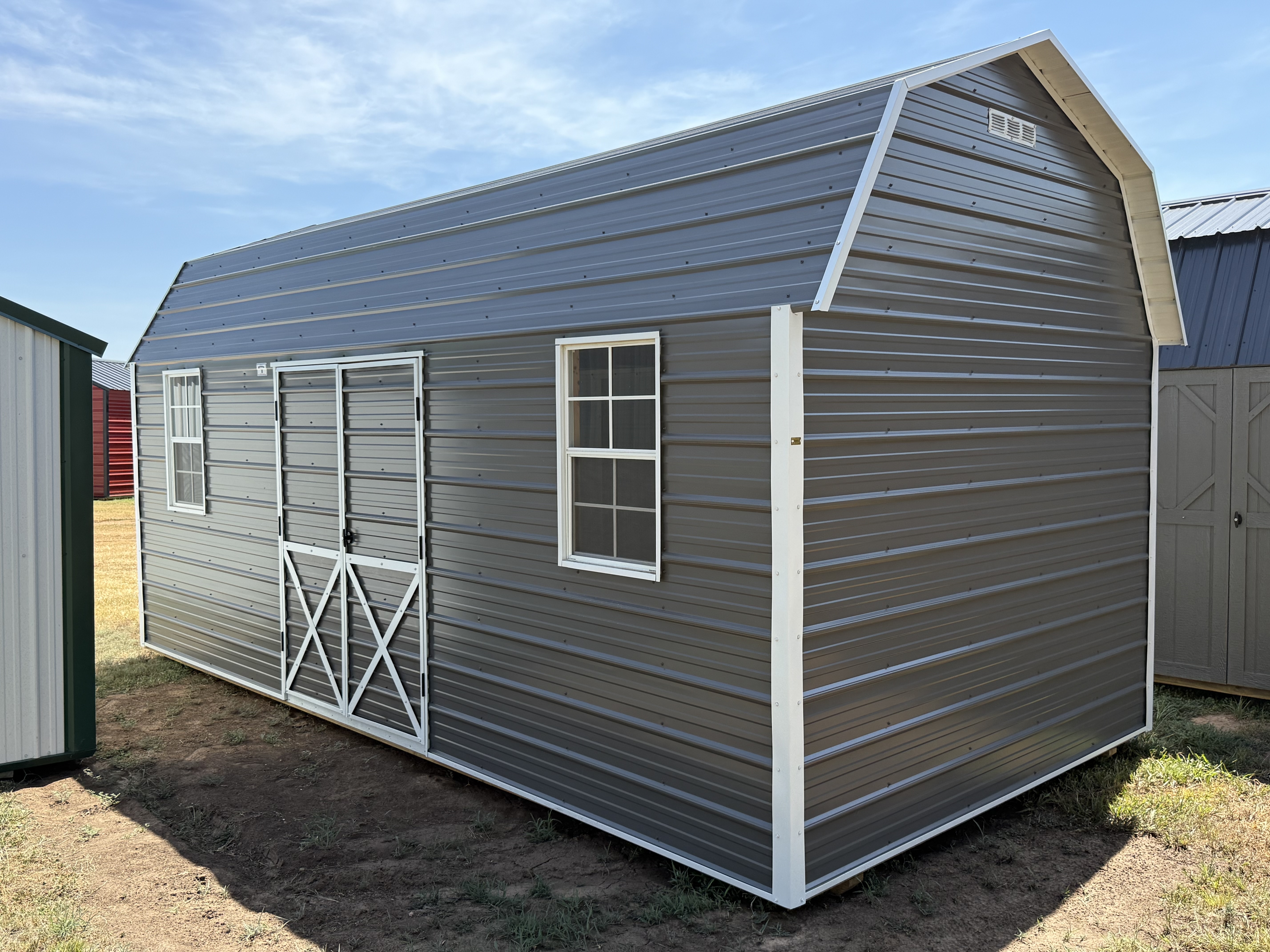 Metal Loft Barn 10 x 20