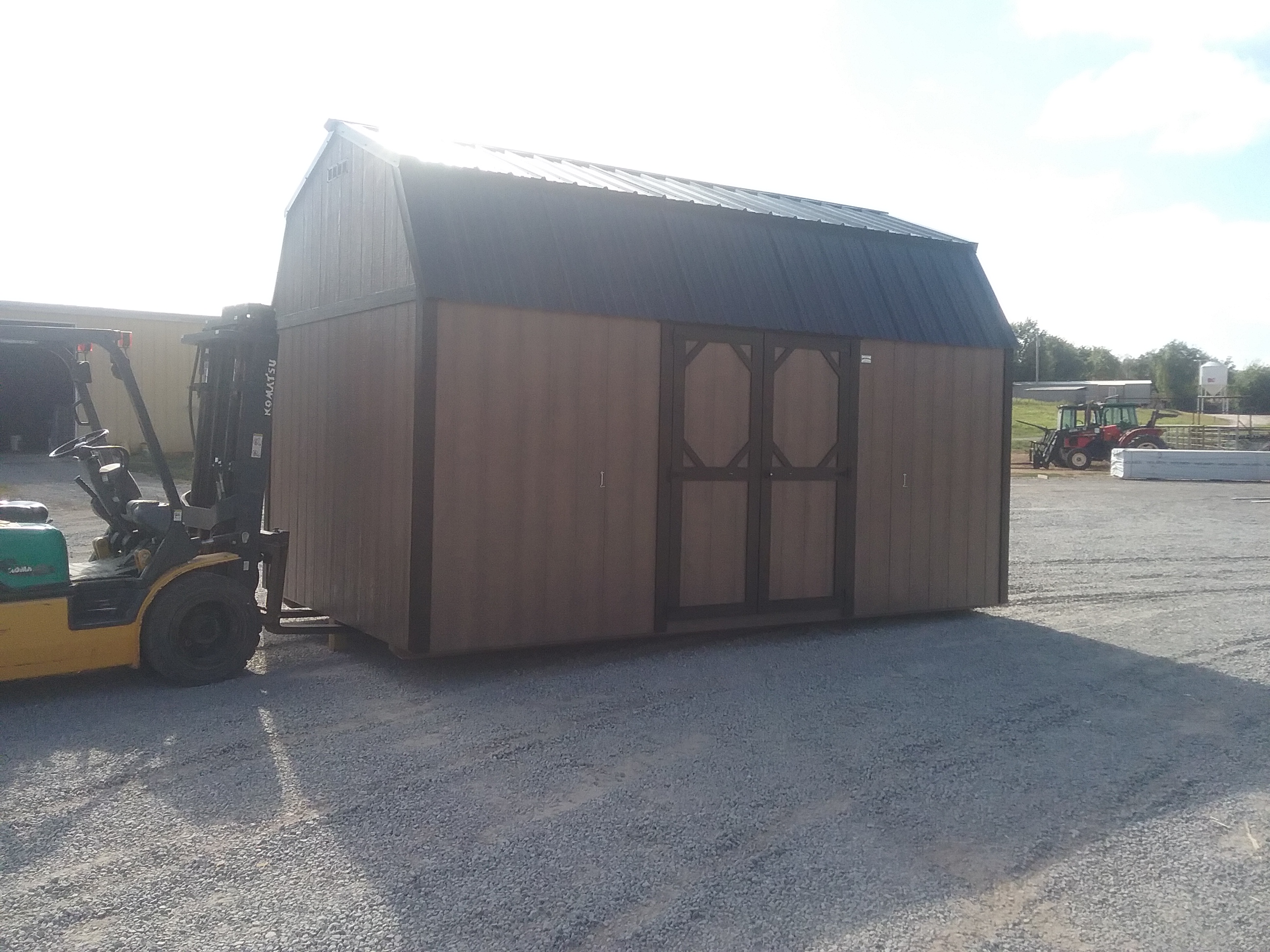 Wood Loft Barn 10 x 16 photo 2