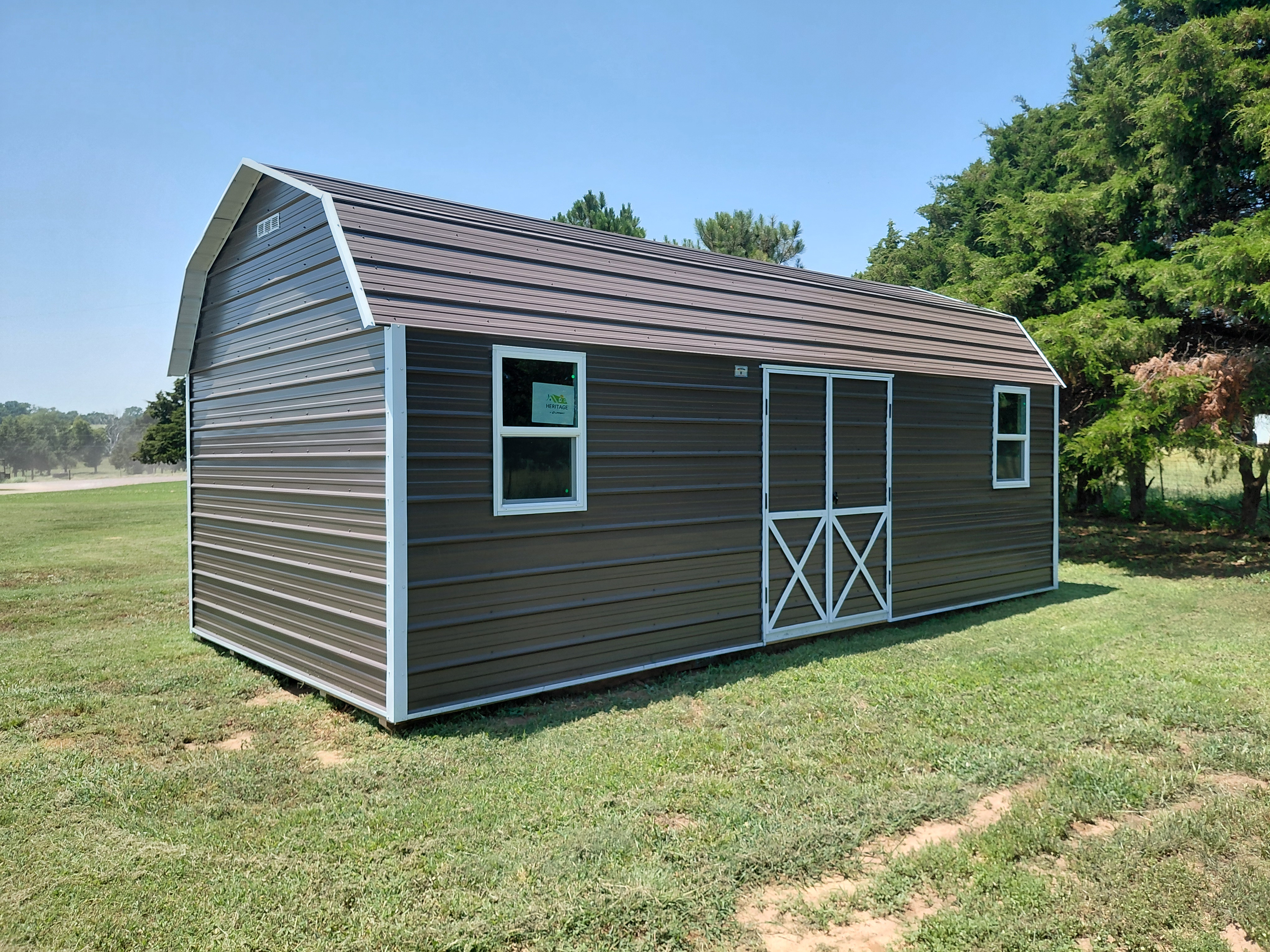 Metal Loft Barn 12 x 24