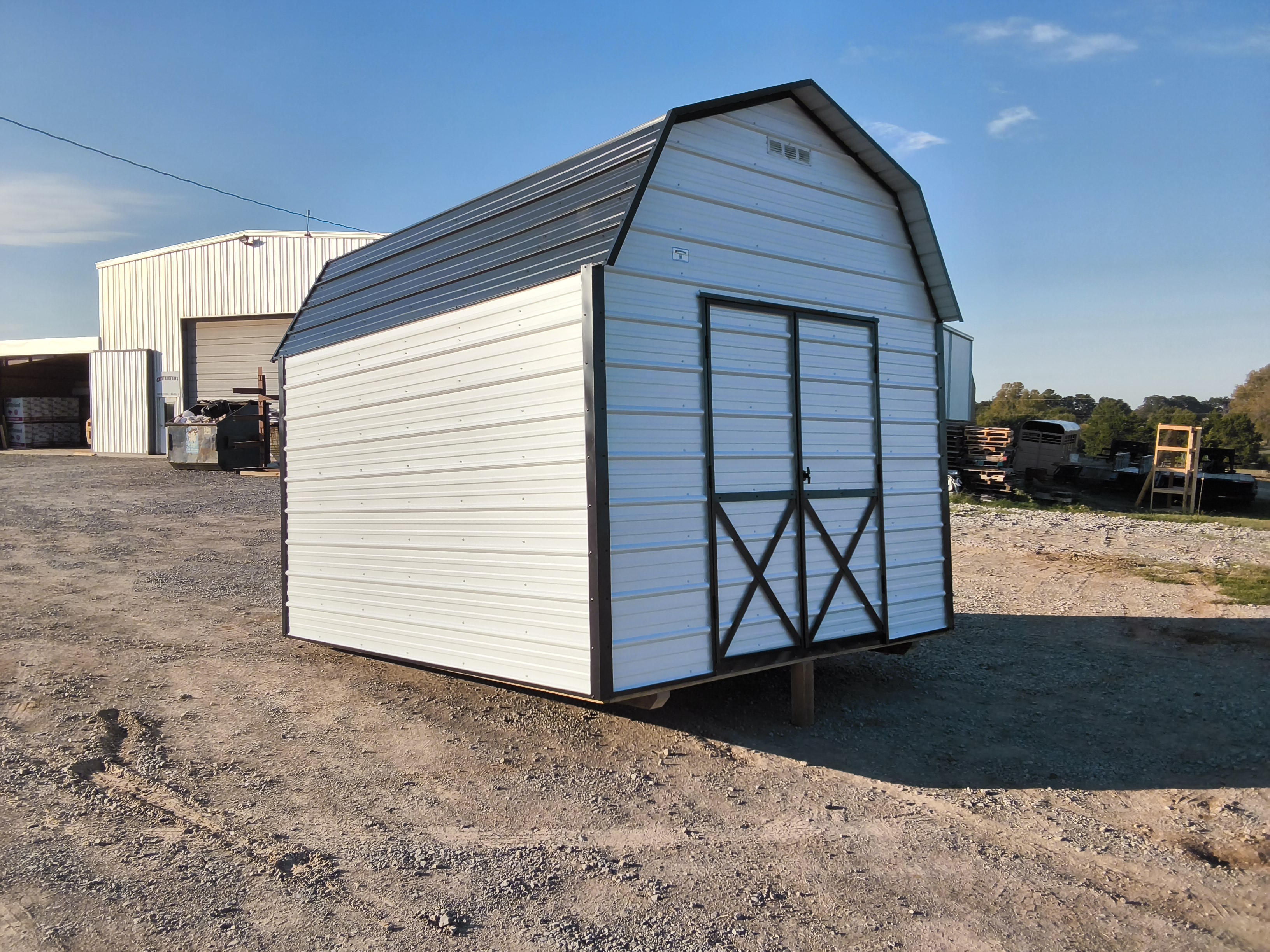 Metal Loft Barn 10 x 12